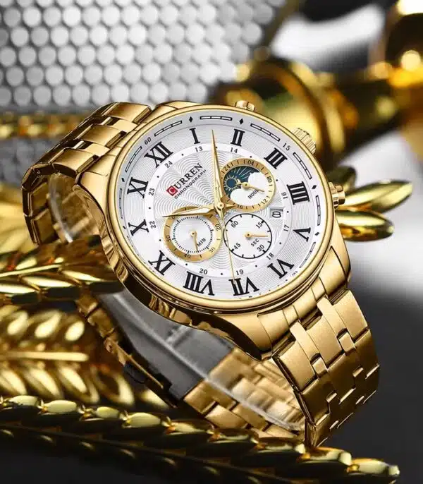 Prix montre Curren 8427 Doré Homme Tunisie