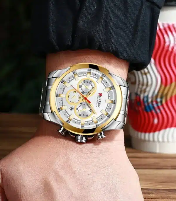 Prix montre Homme Curren 8361 Argent Tunisie