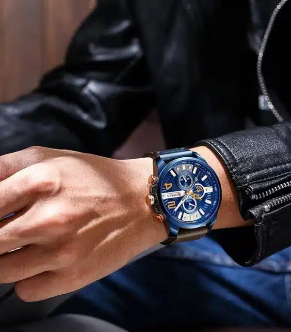 Prix montre Homme Curren 8393 Gris Tunisie