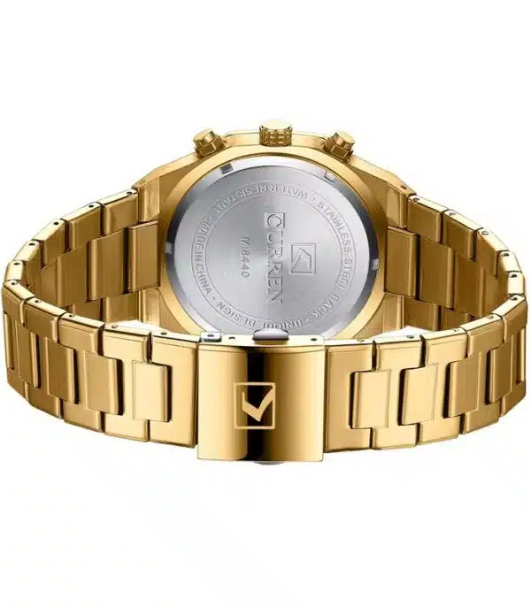 Prix montre Homme Curren 8440 Doré Tunisie