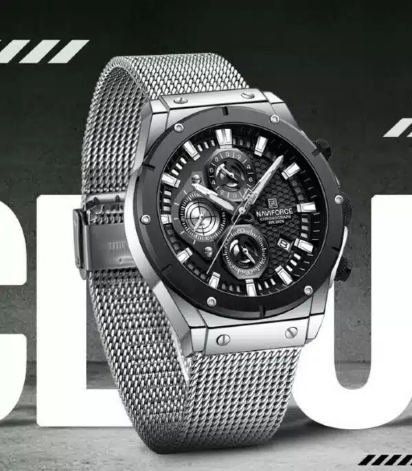 Prix montre Homme Naviforce NF8027 Argent Tunisie