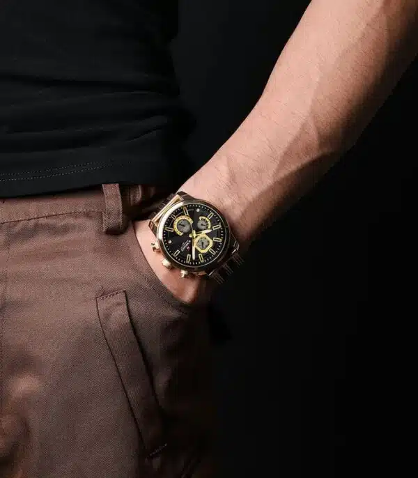 Prix montre Homme Naviforce NF9211S Doré Tunisie