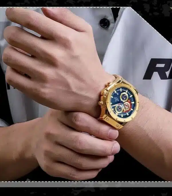 Prix montre Naviforce NF8027 Doré Homme Tunisie
