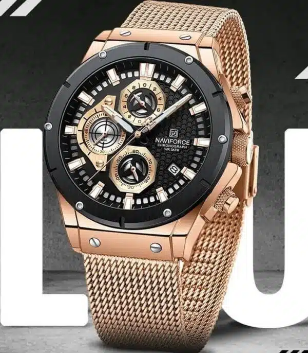 Prix montre Naviforce NF8027 Rosé Homme Tunisie