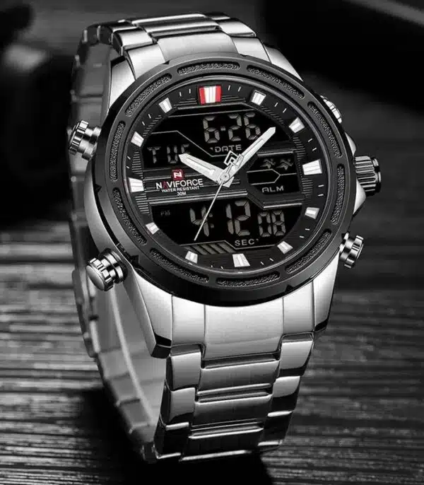 Prix montre Naviforce NF9138 Argent Homme Tunisie Prix montre Naviforce NF9138 Argent Homme Tunisie