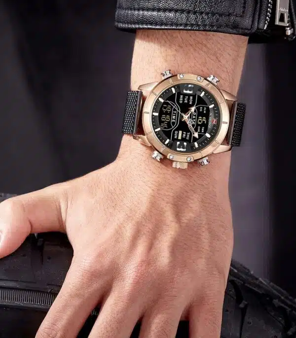 Prix montre Naviforce NF9153 Fond Noir Homme Tunisie