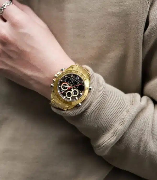 Prix montre Naviforce NF9188 Doré Homme Tunisie