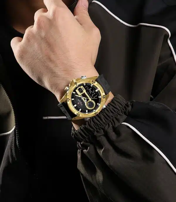 Prix montre Naviforce NF9223 Doré Homme Tunisie