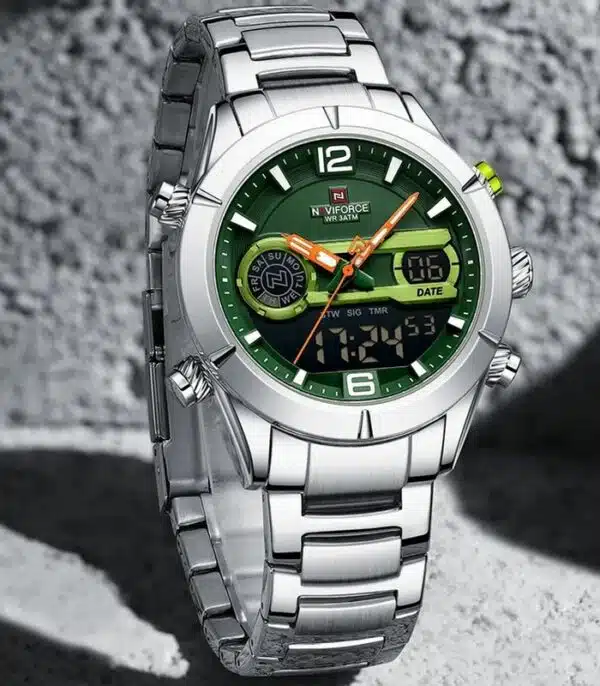 Prix montre Naviforce NF9232 Fond Vert Homme Tunisie