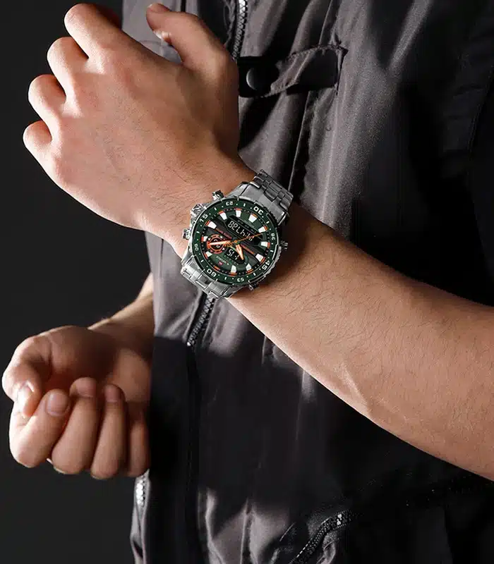 Prix montre Naviforce NF9234 Fond Vert Homme Tunisie Prix montre Naviforce NF9234 Fond Vert Homme Tunisie