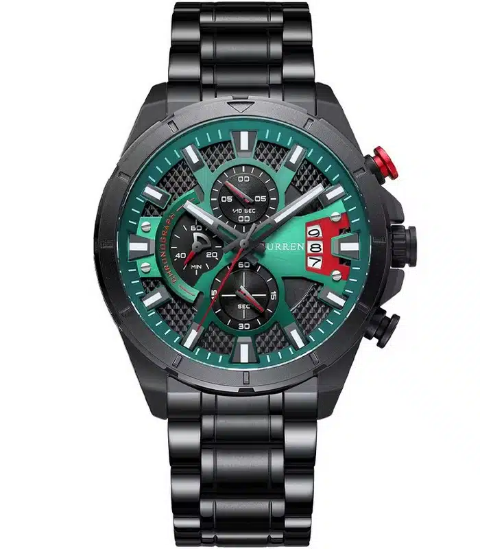 Montre Curren 8401 Fond Vert Homme prix Tunisie