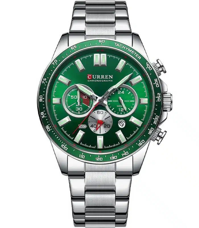 Montre Curren 8418 Fond Vert Homme prix Tunisie