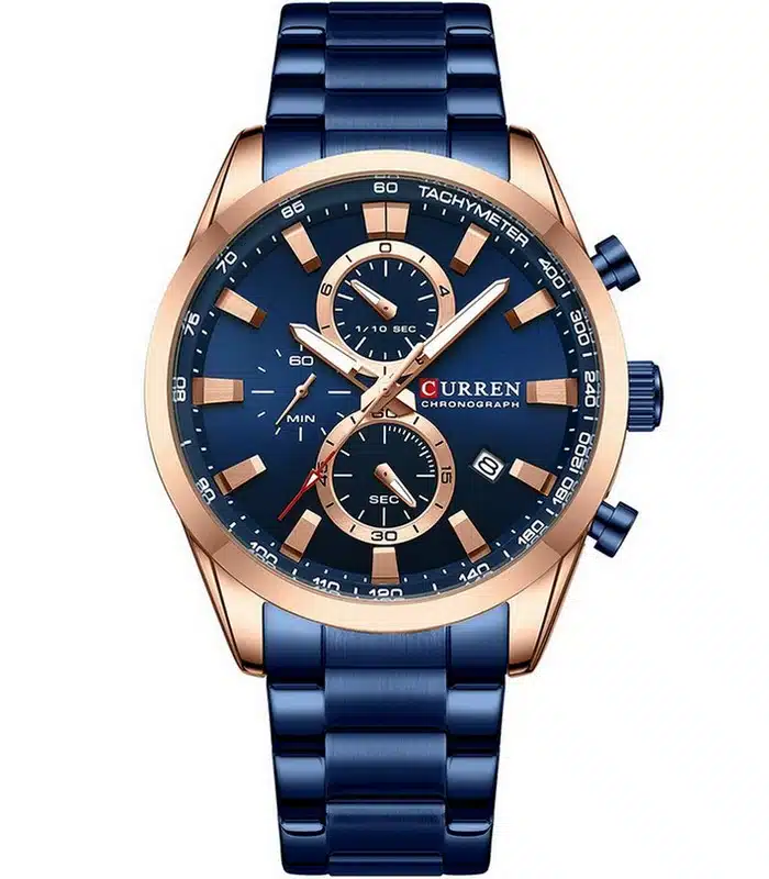 Montre Curren 8445 Bleu Homme prix Tunisie