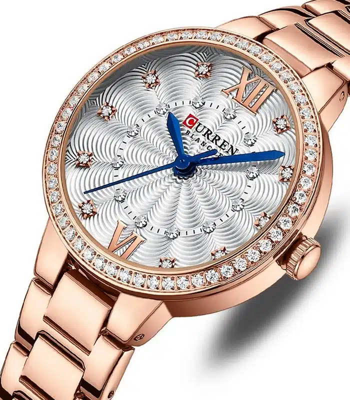 Montre Curren 9085 Fond Blanc Femme prix Tunisie Montre Curren 9085 Fond Blanc Femme prix Tunisie