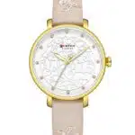 Montre Femme Curren 9046 Beige