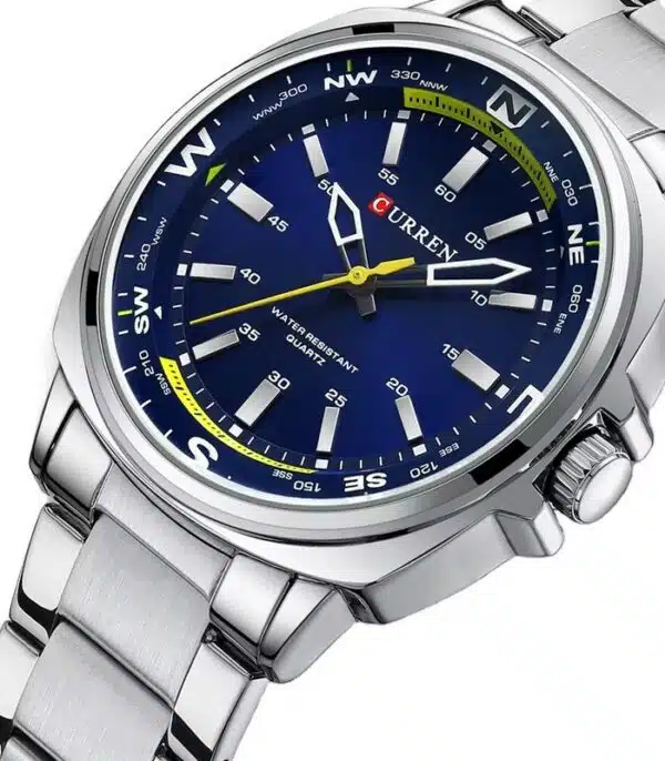 Montre Homme Curren 8455 Fond Bleu prix Tunisie