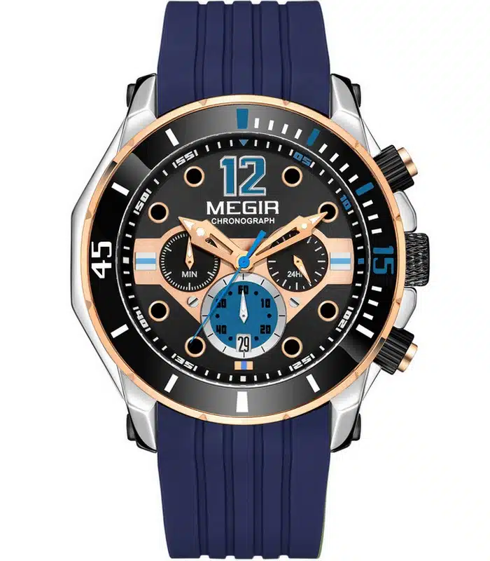 Montre Homme Megir 2206 Bleu prix Tunisie
