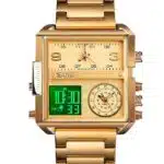 Montre Homme Skmei 1584 Fond Doré
