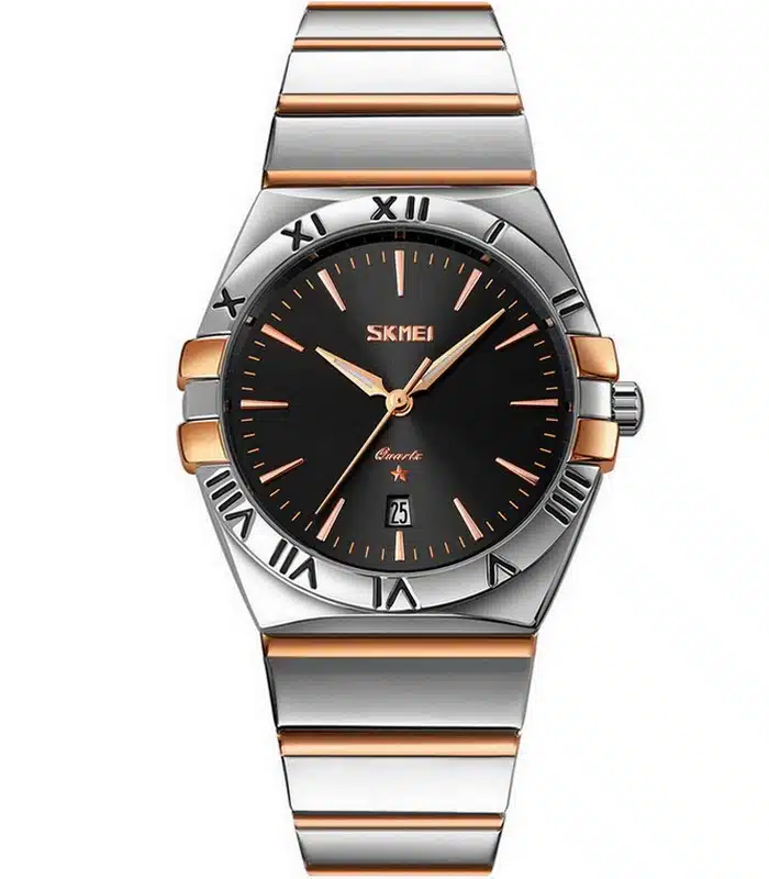 Montre Homme Skmei 9257 Rosé Fond Noir prix Tunisie