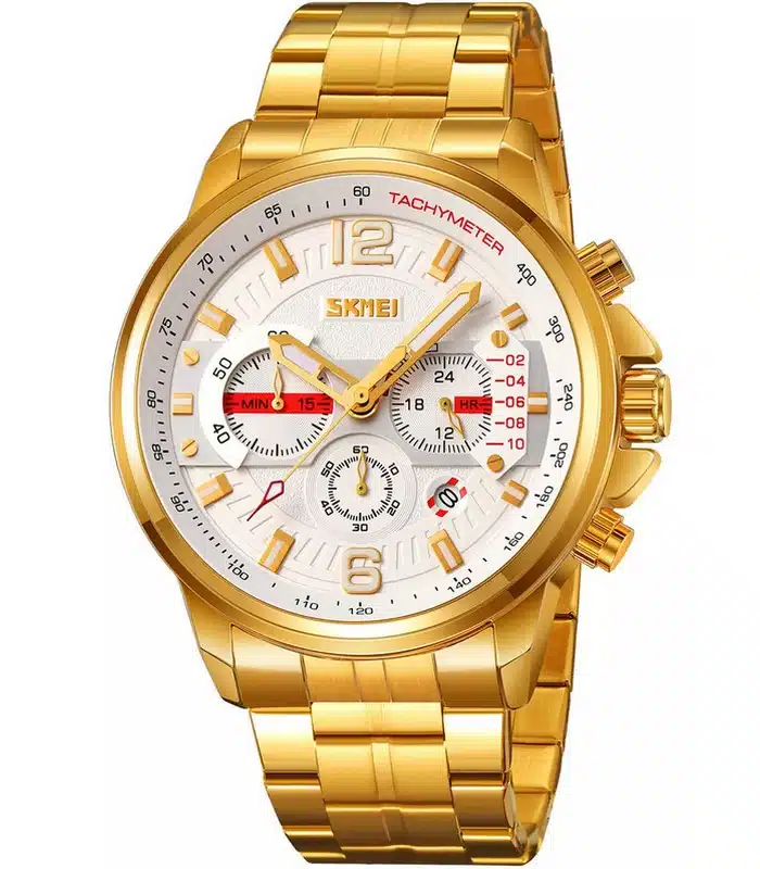 Montre Homme Skmei 9332 Doré prix Tunisie Montre Homme Skmei 9332 Doré prix Tunisie