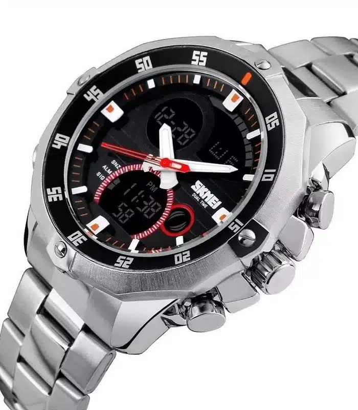 Montre Skmei 1146 Argent Homme prix Tunisie Montre Skmei 1146 Argent Homme prix Tunisie