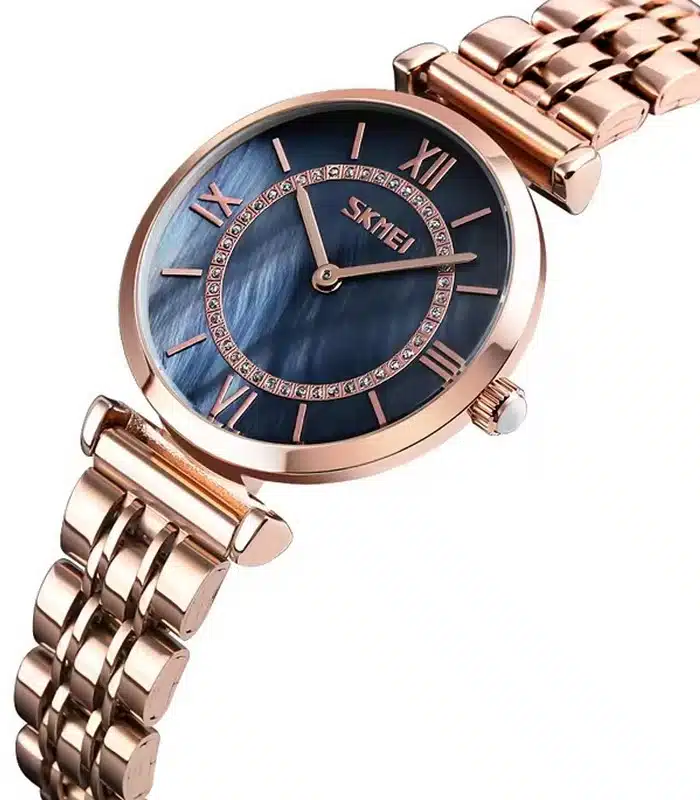 Montre Skmei 9198 Fond Bleu Femme prix Tunisie Montre Skmei 9198 Fond Bleu Femme prix Tunisie