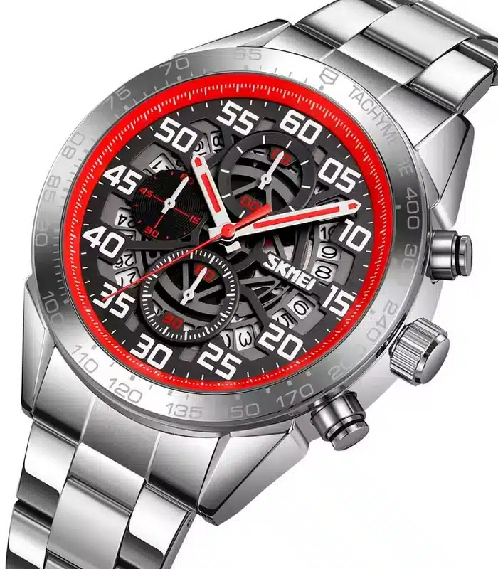 Montre Skmei 9338 Argent Homme prix Tunisie Montre Skmei 9338 Argent Homme prix Tunisie