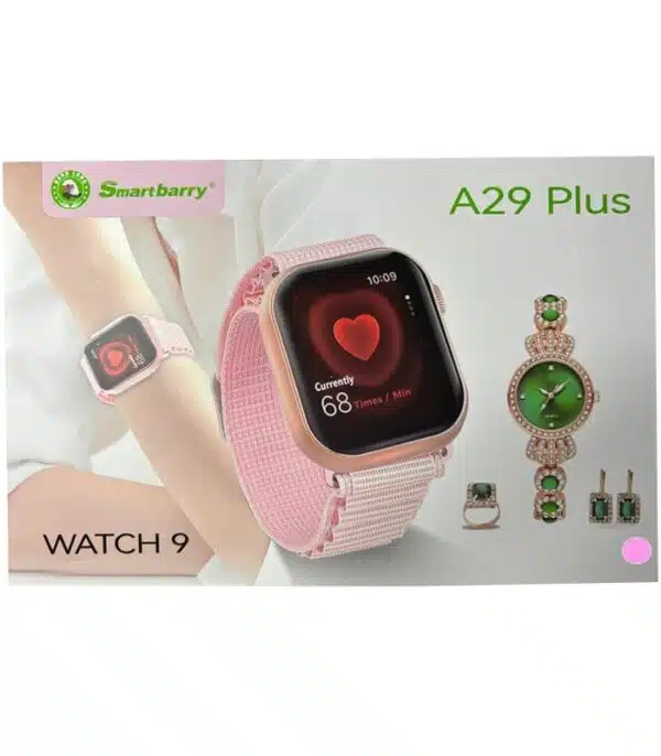 Prix montre Connectée Femme Smartberry A29 Plus Watch 9 Rose Tunisie
