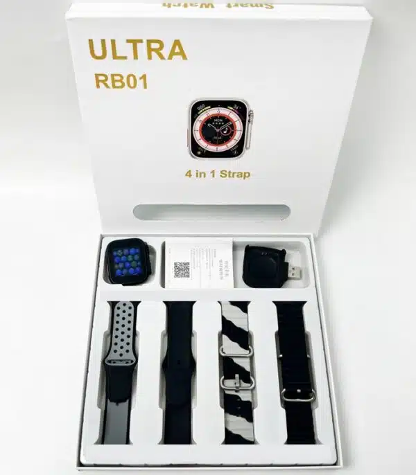 Prix montre Connectée Homme Ultra RB01 Noir Tunisie