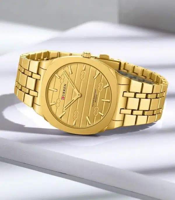 Prix montre Curren 8444 Doré Homme Tunisie