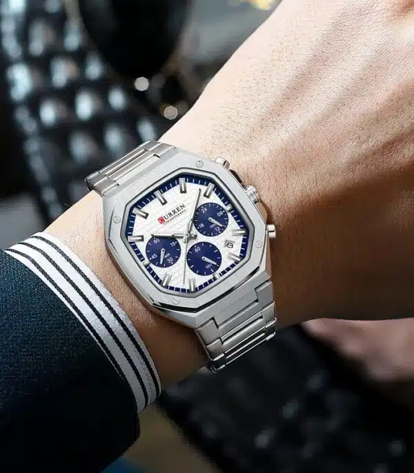 Prix montre Curren 8459 Argent Homme Tunisie