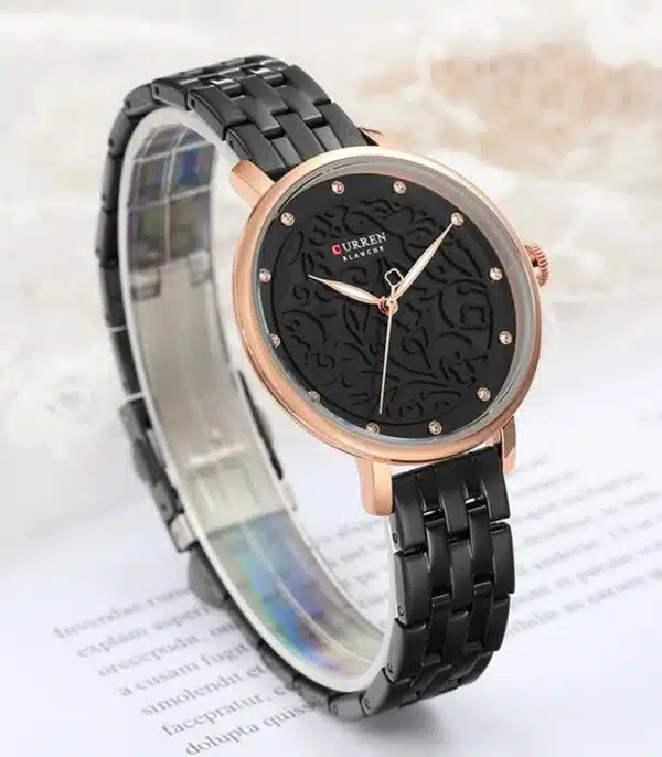 Prix montre Curren 9046 Noir Femme Tunisie