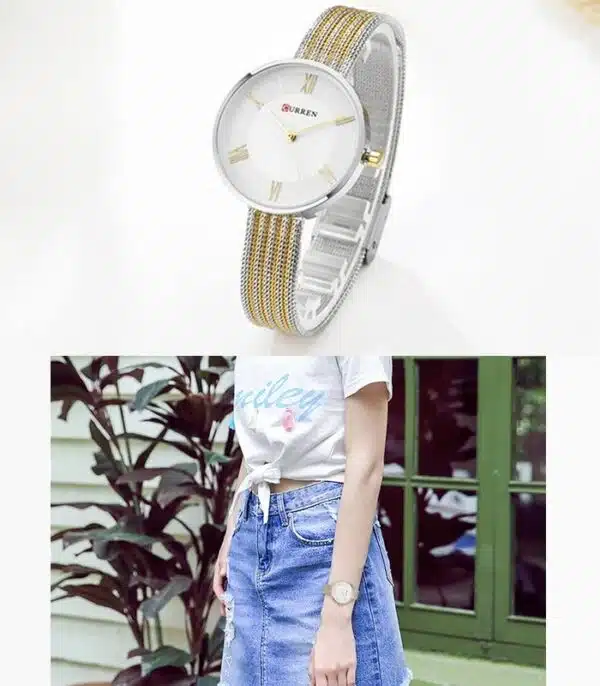 Prix montre Femme Curren 9020 Fond Blanc Tunisie