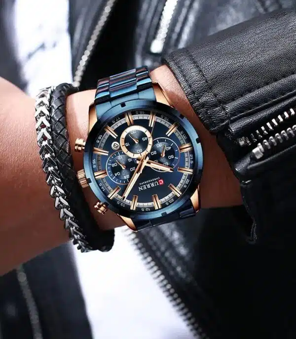 Prix montre Homme Curren 8355 Bleu Tunisie Prix montre Homme Curren 8355 Bleu Tunisie