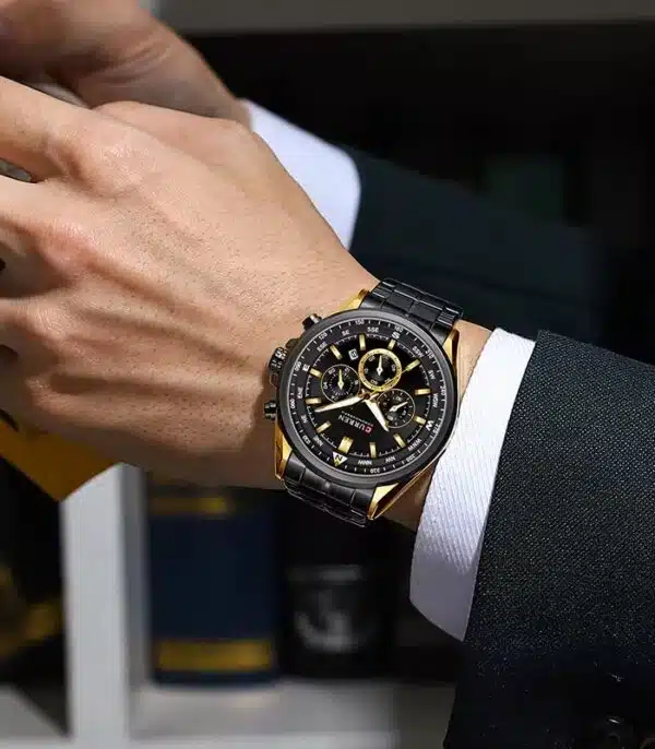 Prix montre Homme Curren 8399 Noir Tunisie