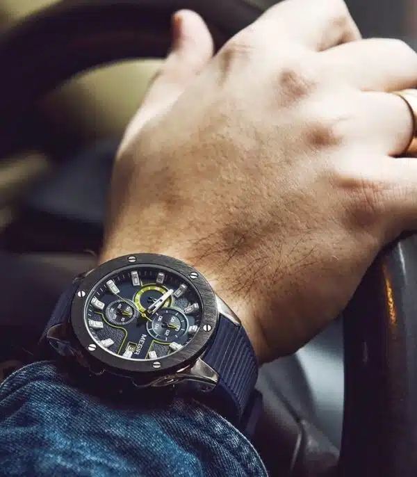 Prix montre Homme Megir 2053 Bleu Tunisie Prix montre Homme Megir 2053 Bleu Tunisie