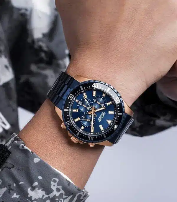 Prix montre Homme Megir 2064 Bleu Tunisie