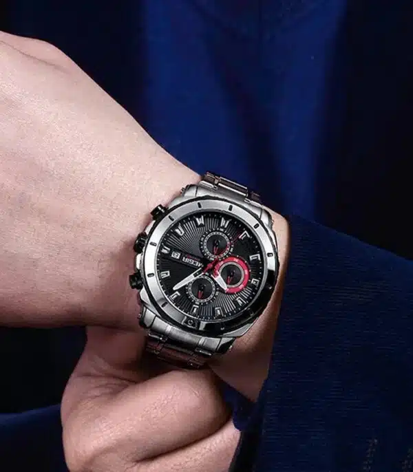 Prix montre Homme Megir 2075 Argent Tunisie