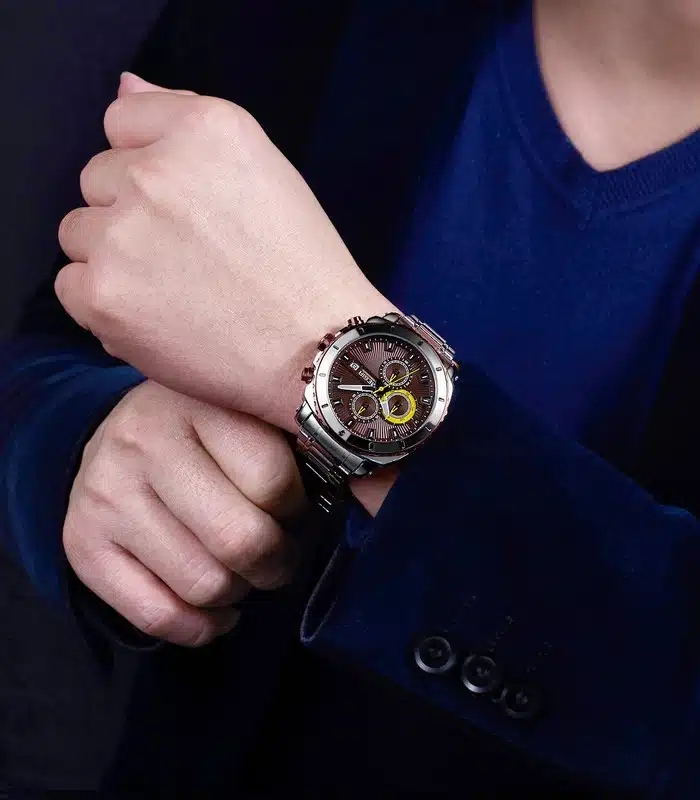 Prix montre Homme Megir 2075 Fond Marron Tunisie Prix montre Homme Megir 2075 Fond Marron Tunisie