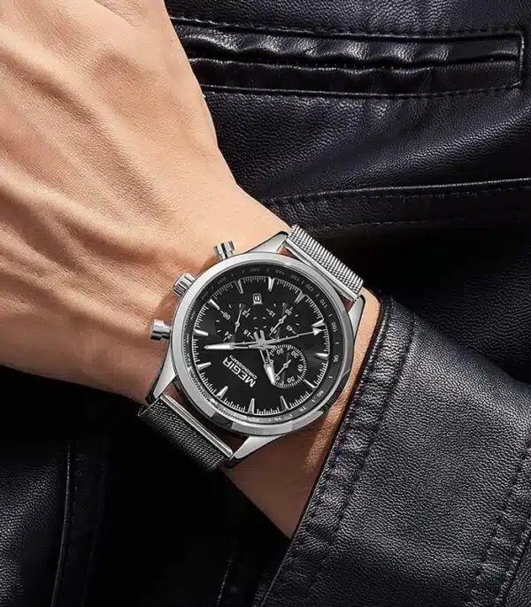 Prix montre Homme Megir 2153 Argent Tunisie