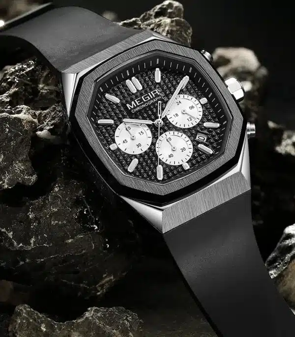 Prix montre Homme Megir 2215 Argent Tunisie