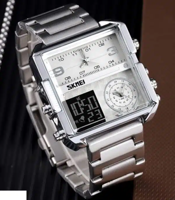 Prix montre Homme Skmei 1584 Fond Blanc Tunisie