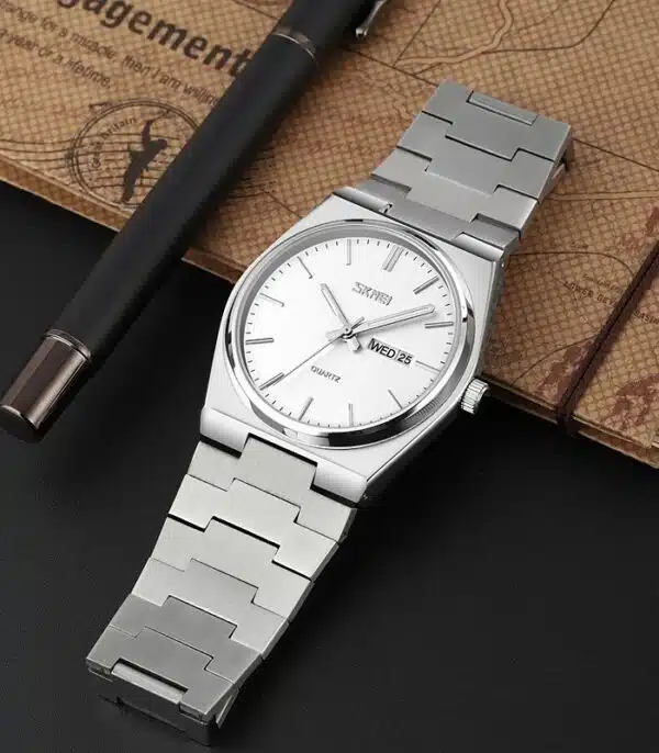 Prix montre Homme Skmei 9288 Argent Tunisie