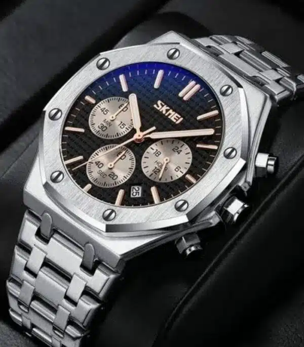 Prix montre Homme Skmei 9296 Argent Tunisie