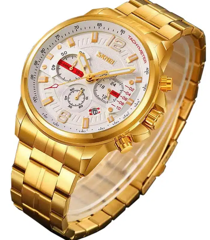 Prix montre Homme Skmei 9332 Doré Tunisie Prix montre Homme Skmei 9332 Doré Tunisie