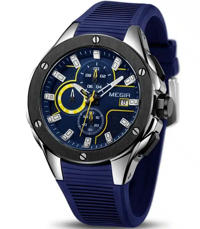 Prix montre Megir 2053 Bleu Homme Tunisie Prix montre Megir 2053 Bleu Homme Tunisie