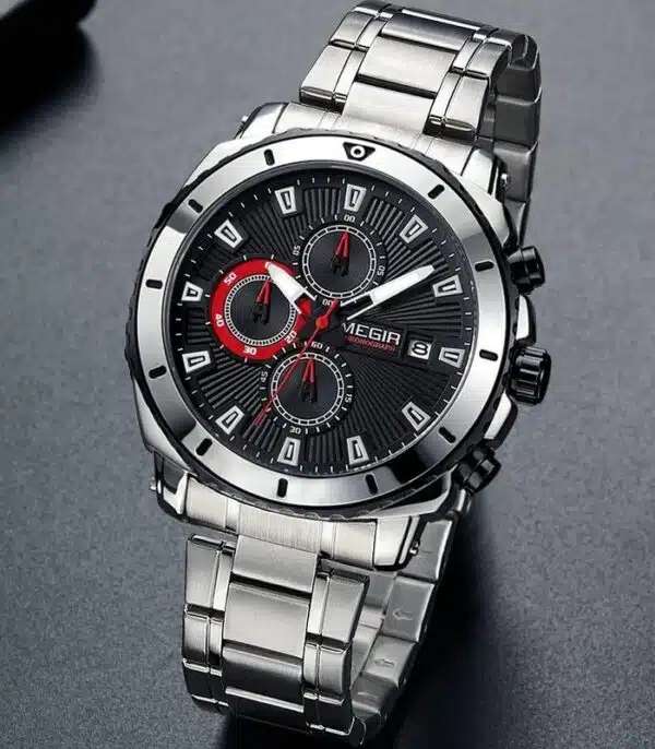 Prix montre Megir 2075 Argent Homme Tunisie