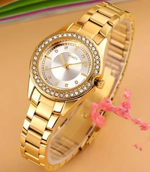 Prix montre Skmei 1534 Doré Femme Tunisie Prix montre Skmei 1534 Doré Femme Tunisie