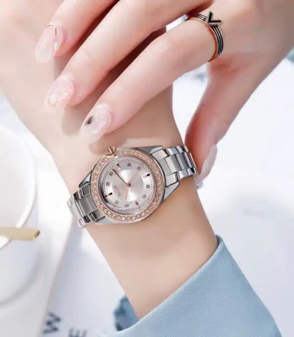 Prix montre Skmei 1534 Rosé Femme Tunisie