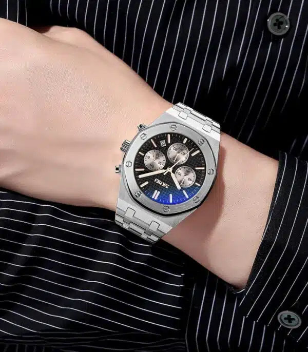 Prix montre Skmei 9296 Argent Homme Tunisie